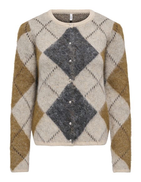 Gilet Maille Oatmeal ONLNOEME ONLY - 1 | TOP